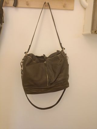 Bolso piel gris grande A ESTRENAR