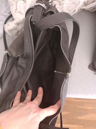 Bolso piel gris grande A ESTRENAR