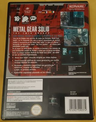 Metal Gear The Twin Snakes Gamecube