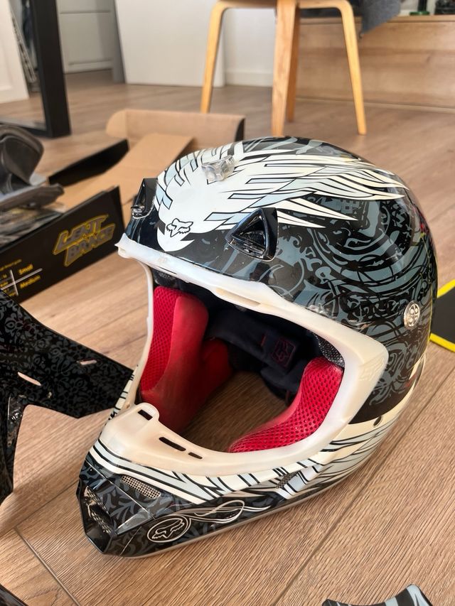 casco moto fox