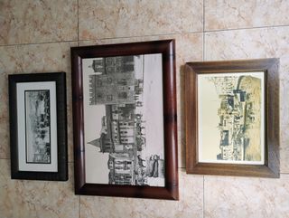 Quadri fotografici della vecchia Gijón