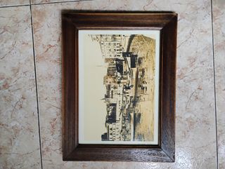 Quadri fotografici della vecchia Gijón