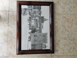 Quadri fotografici della vecchia Gijón