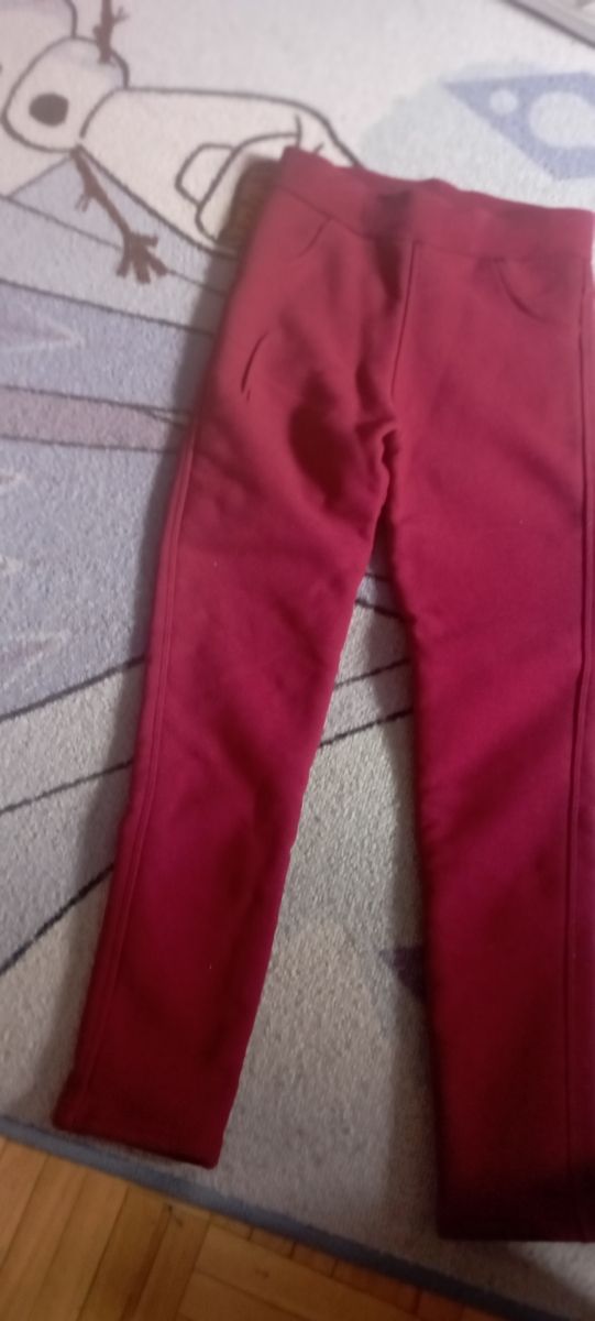 Nuevo pantalón forrado elastico