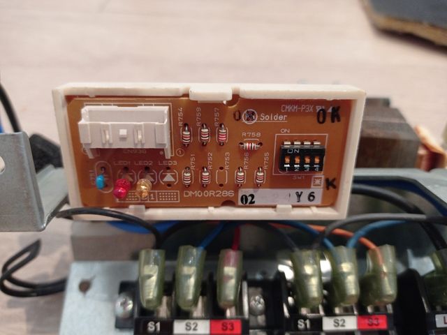 Conexiones y choke compresor Mitsubishi