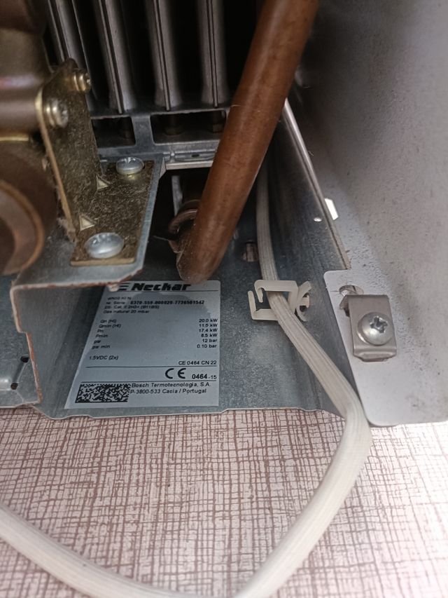 Calentador gas natural