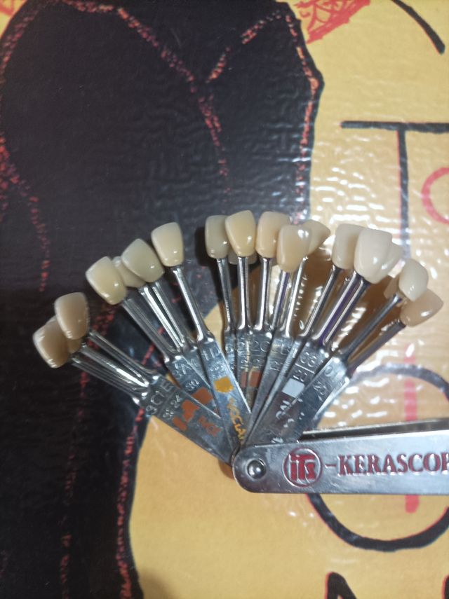 Campionario dei denti.