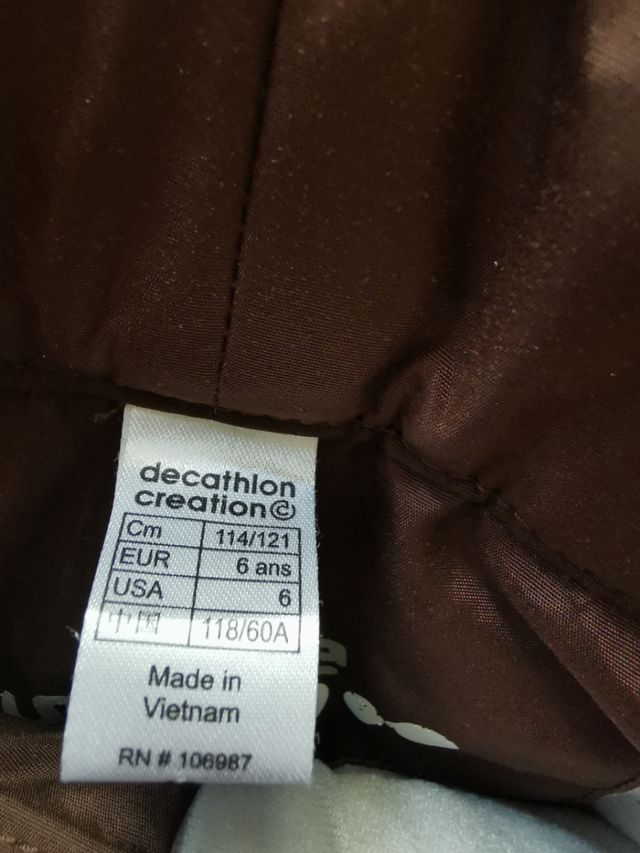 Pantalón esquí 6 años