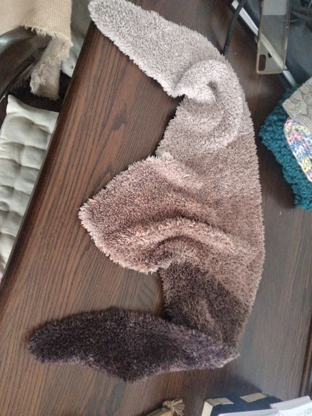 Chal de lana hecho a mano