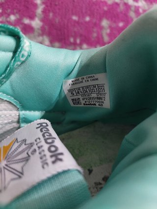 Reebok classic 36.5 sneaker bianche e verdi