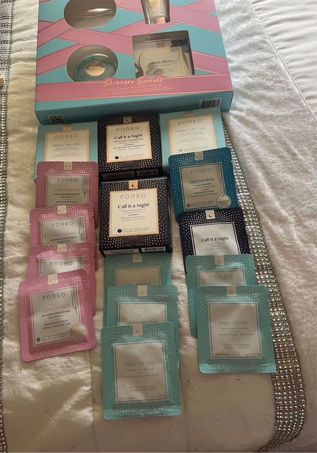 SET FOREO UFO MINI 2 NUEVO REGALO MASCARILLAS