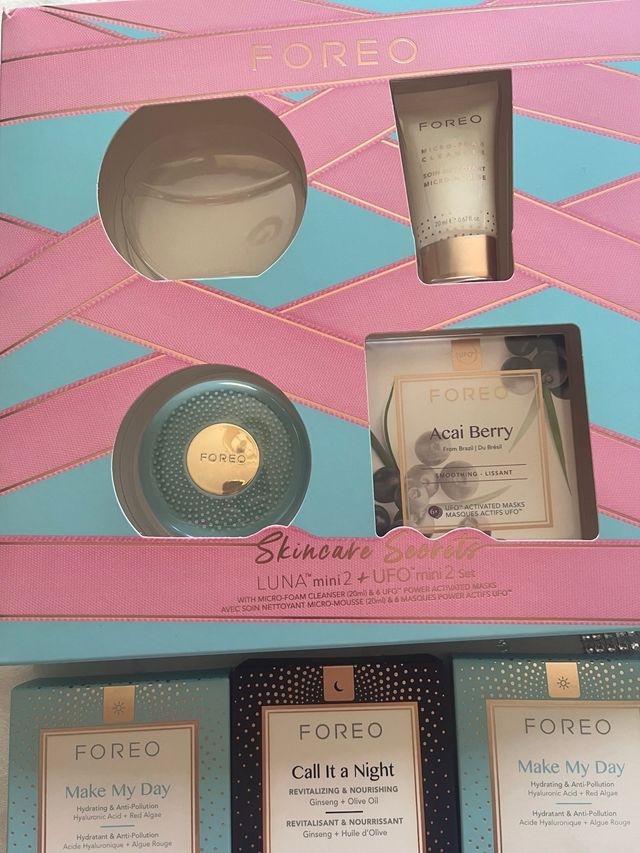 SET FOREO UFO MINI 2 NUEVO REGALO MASCARILLAS