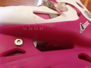 Casco protección Rosa. Talla 52-58