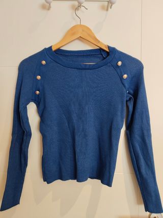 Jersey azul marino talla S