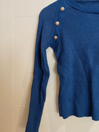 Jersey azul marino talla S