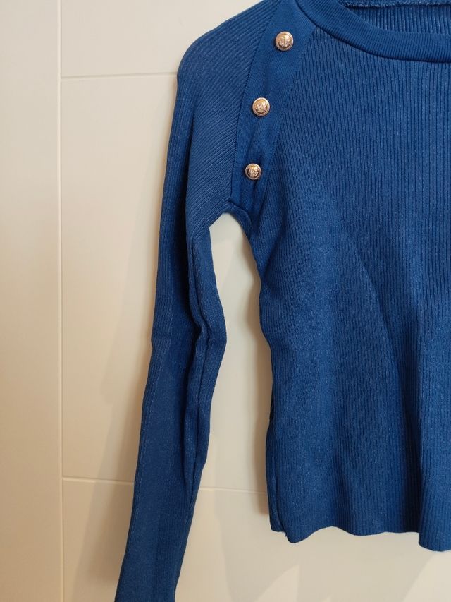 Jersey azul marino talla S