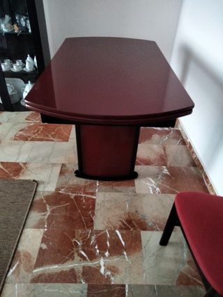 Mesa y sillas salón