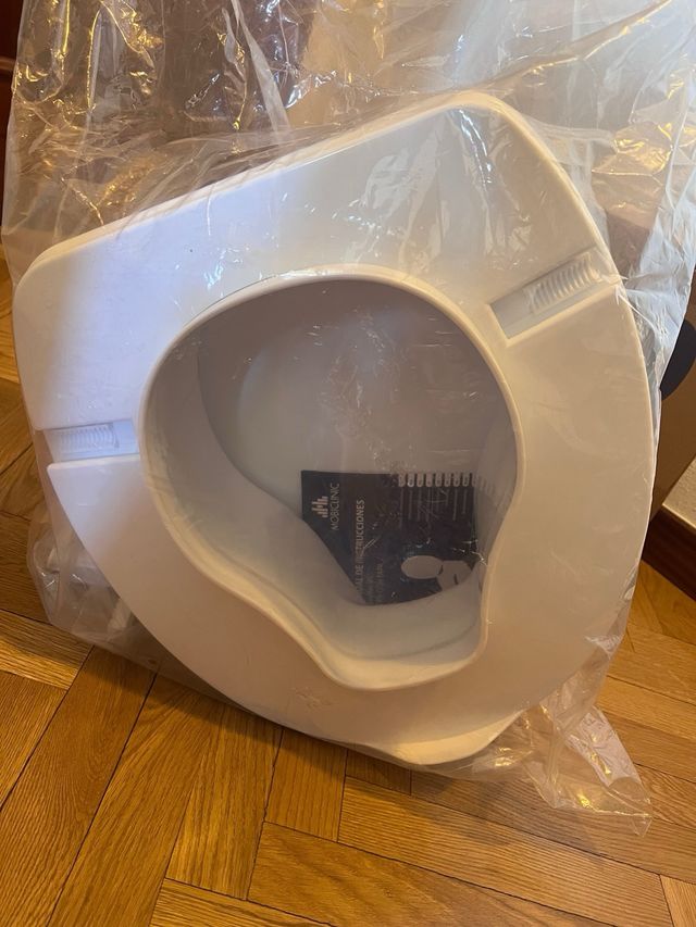Mobiclinic Elevador WC para adulto con tapa 14 cm