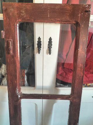 Hoja de ventana de madera