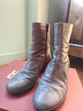 Botas botines Camper topo piel top 