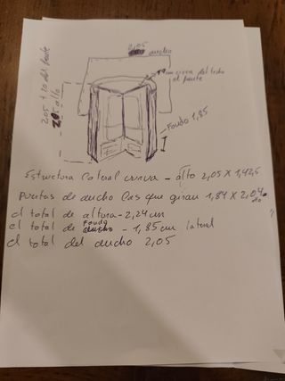 Puerta Giratoria Caoba