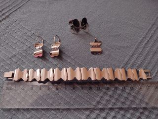 Conjunto Tous diamantes y acero 