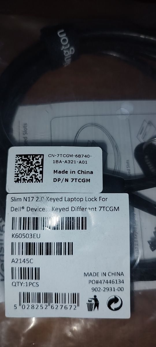 Lucchetto antifurto per PC portatile