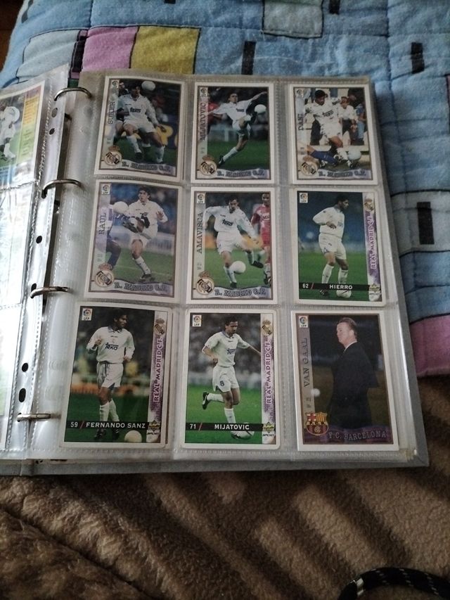 Fichas de la liga 97/98