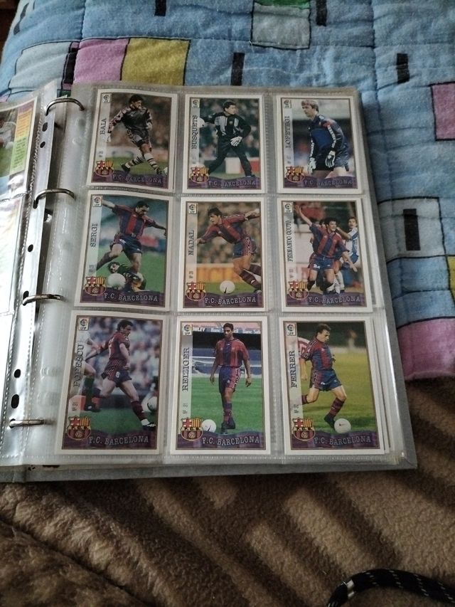 Fichas de la liga 97/98