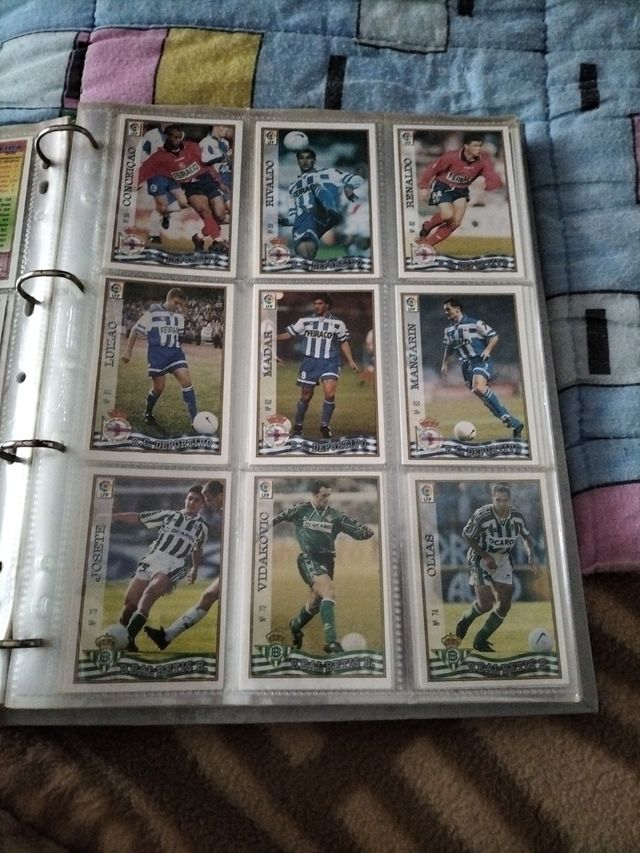 Fichas de la liga 97/98