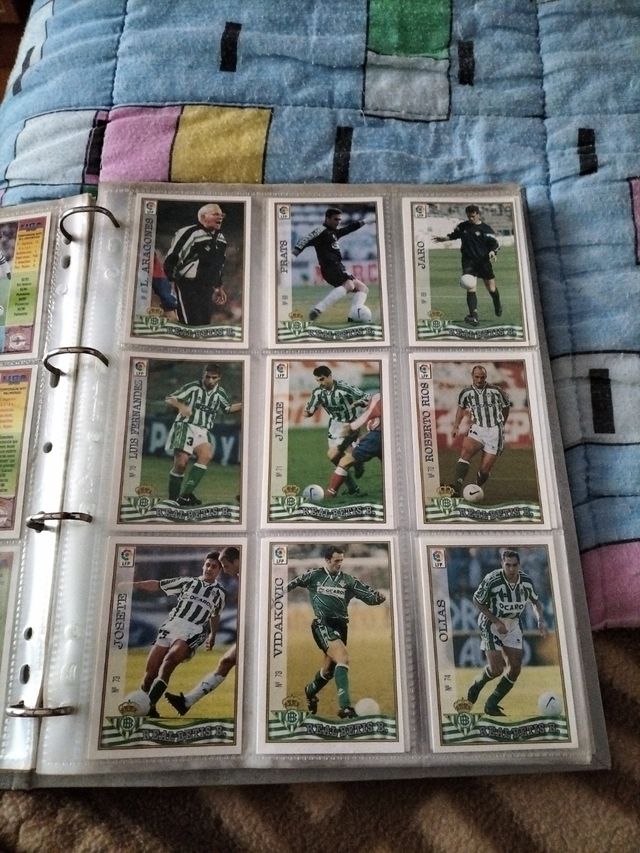 Fichas de la liga 97/98