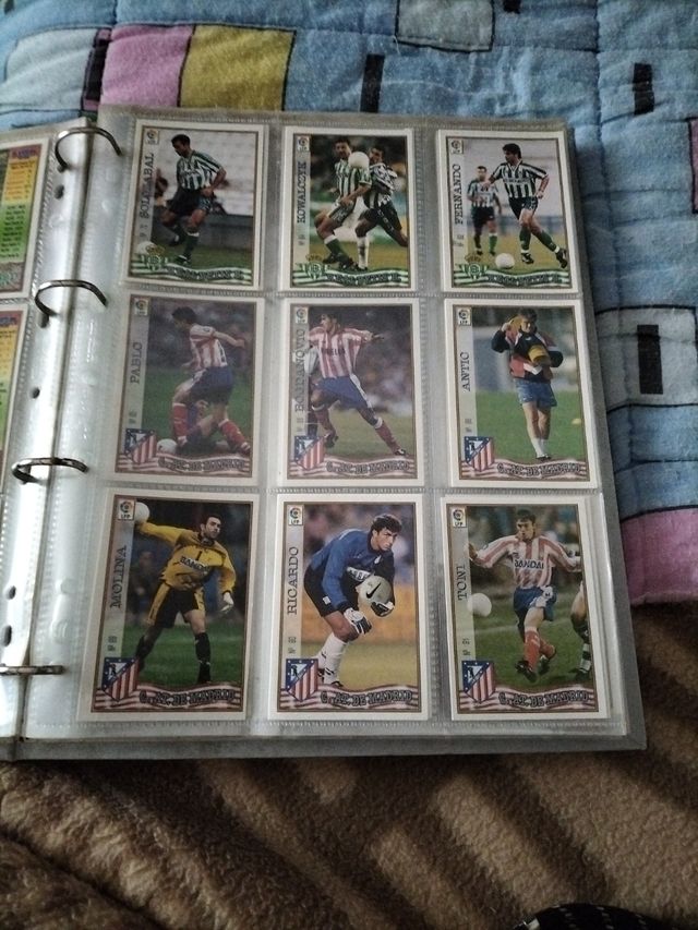Fichas de la liga 97/98