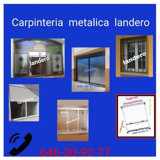 Todo en hierro, aluminio, persianas,,, 