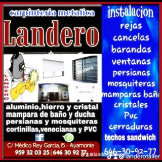 Todo en hierro, aluminio, persianas,,, 