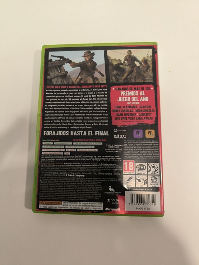 Red Dead Redemption Xbox 360