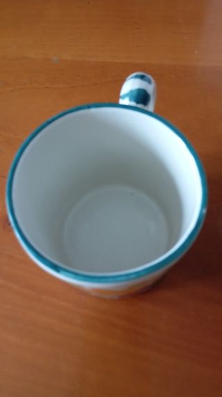 Brocca e sei tazze artigianali 