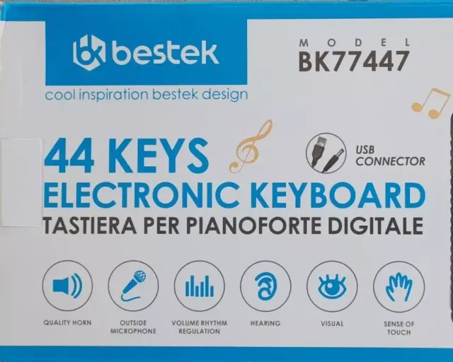 Tastiera Pianoforte Digitale 44 Tasti Pianola