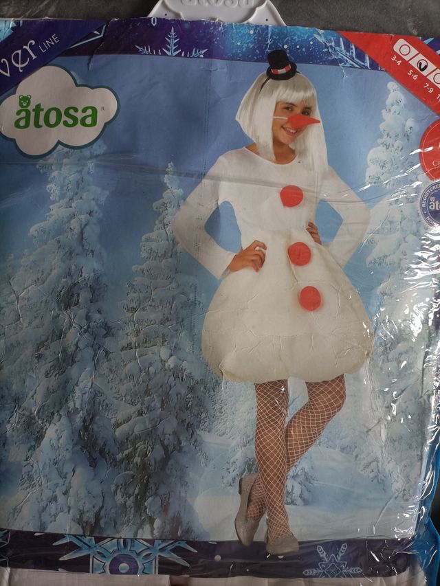 Disfraz niña - Muñeco de nieve
