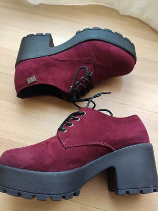 Zapatos burdeos Coolway