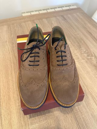 Zapatos Oxford hombre el Ganso marrones