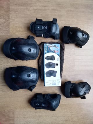 Juego 3 protecciones para patinaje