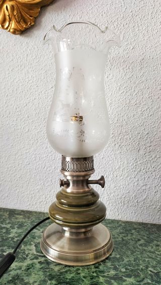 Lampara quinqué vintage