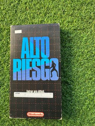 Cinta vhs alto riesgo oficial nintendo