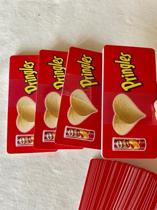 carte da gioco pubblicitarie Pringles
