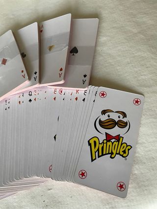 carte da gioco pubblicitarie Pringles