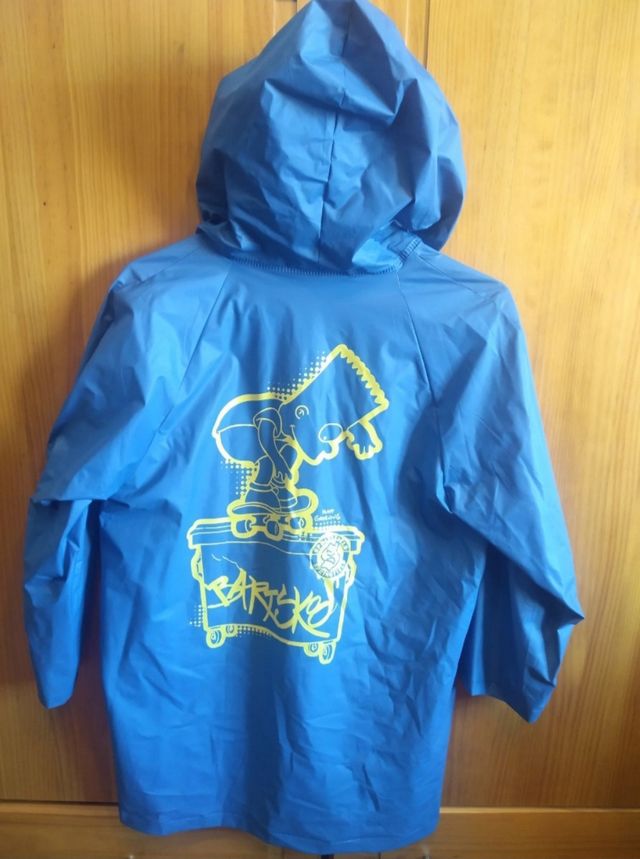 Chubasquero de niño Los Simpson