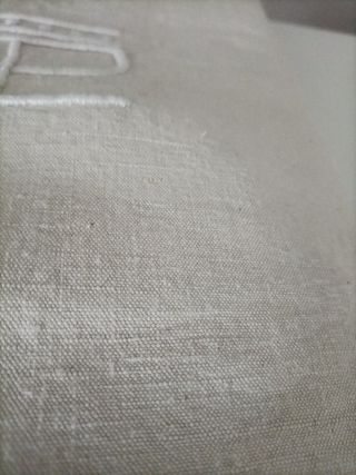 1 Sábana de lino antiguo de 2 paños