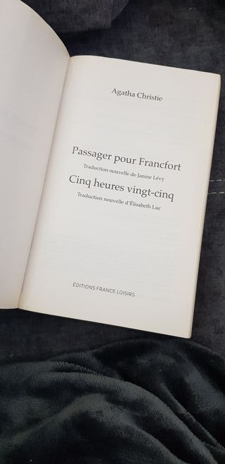 Libro Passager Pour Francfort