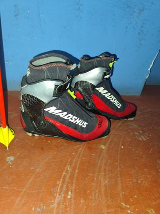 Equipo esquí de fondo,patinador