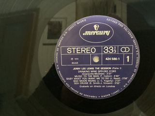 Jerry lee Lewis LP the session london